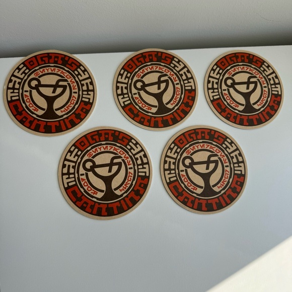 Star Wars Oga’s Cantina Coaster Set Of 5 - A - Picture 3 of 3